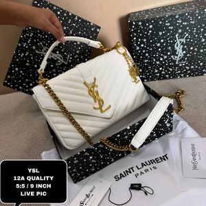 YSL ENVELOPE MEDIUM SLING BAG WD BOX