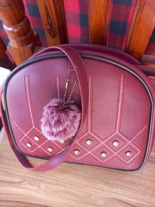 Beautiful Maroon Sling Bag
