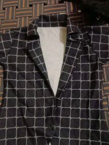 Checkered Blazer
