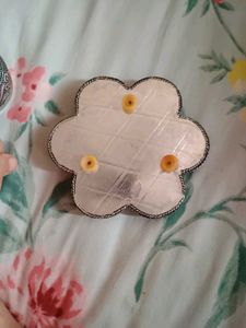 Silver Flower Saunf  Holder