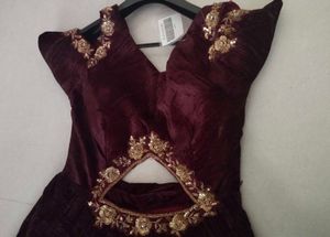 ethnic Cut Work Gown