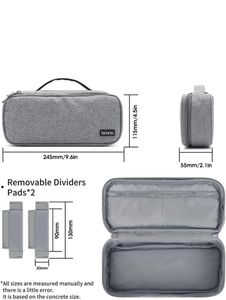 fashion Double Layer Electronic Gadget Organizer