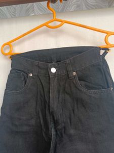 Black Cut Out Pants