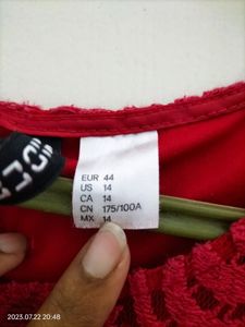 H&amp;M Lace Red Dress