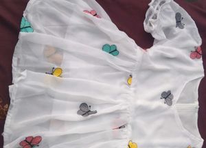 Butterfly Print Dress