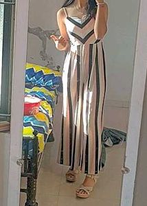 Striped Jumpsuit