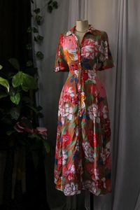 Floral Shirt Dress