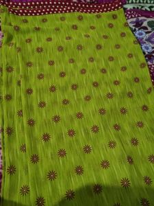 Olive Colour For Women Saree