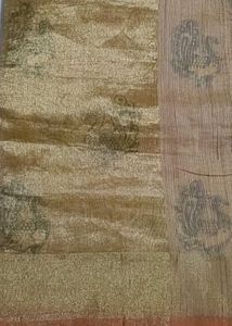 Peacock Print Saree