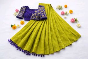 Elegant Saree with Embellished Clutch