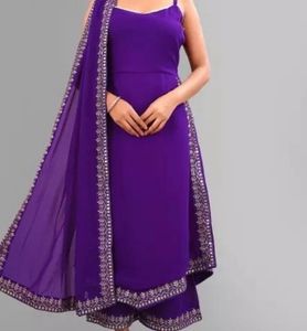 purple kurta set🌸