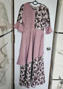 Butterfly Print Maxi Dress