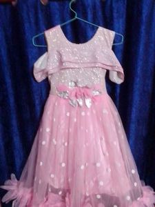 Pink Polka Dot Dress