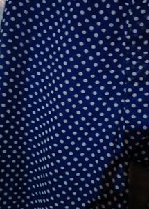 Navy Blue Polka Dots Palazzos