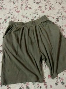 Casual Olive Shorts