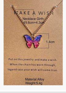 Butterfly Necklaces (Set Of 5)