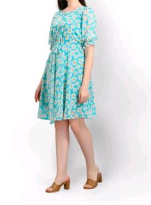 Summer Korean Floral Dress💙