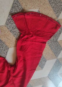 Red Embroidered Tunic