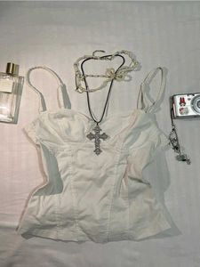 White Corset Top