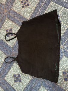 Party Wear Top Crop New. Like Good Condition