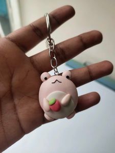 Strawberry Frog Keychain 🐸