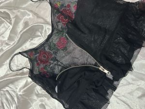 Floral Embroidered Cami Top