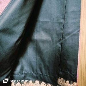 Elegant Pink &amp; Black Saree with Detail