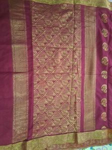 Meroon Silk Saree