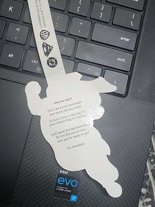 Superman bookmark and tag