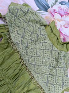 Embroidered Unique Styling Elastic Top For Women �