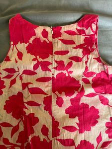 Flower Print Stretchable Dress