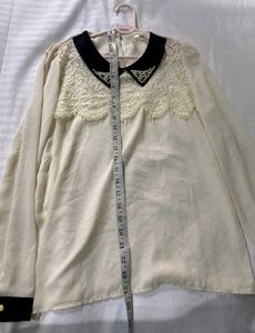 Elegant Lace Detail Top