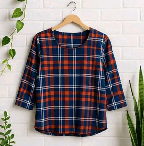 Plaid Top