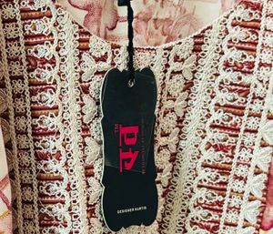 Fresh Red Kurta Set with Dupatta – Never Worn