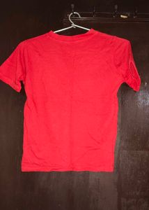 Red Graphic Print T-Shirt