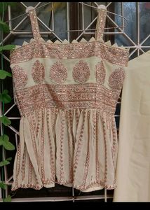 Women Kurtie Set With Plazzo &amp; Dupatta