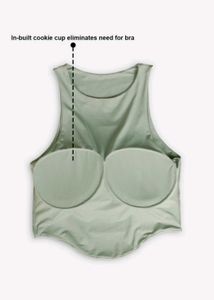 Zivame Bra Top With Inbuilt Cups-olive