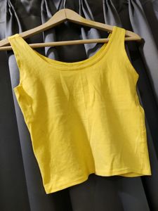 Yellow Crop Top