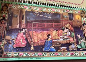 Lord Mahavir Life Depiction In Pictures-Gujarati