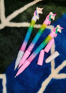 3 Unicorn 🦄 Pen 🖊️