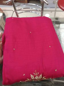 Pink Embroidered Kurti  Set  3xl