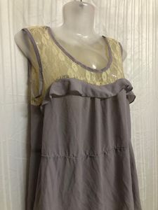 Grey Sleeveless Top