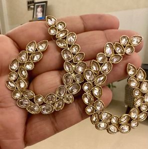 Statement Crystal Hoop Earrings