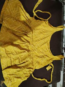 Yellow Short Kurti