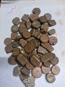 30 Pcs Very Old Pure Copper Coin Vintage Lot