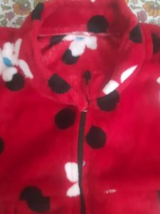 Red Floral Print Top