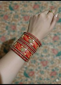 Red & Gold Bangles