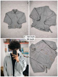 pure grey leather pintrest jacket