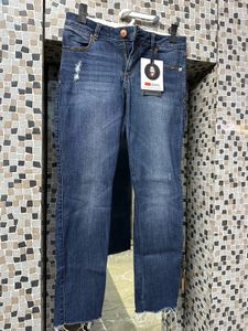 Distressed Denim Jeans