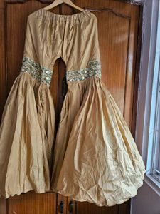 Golden Traditional Gharara